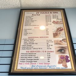 JT Nails & Spa - Prices and options