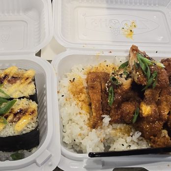 Shootz - Combo 1 spicy and spam masubis - Hawaiian Near Me - Whittier, California Shootz - Combo 1 spicy and spam masubis - Hawaiian Near Me - Whittier, California