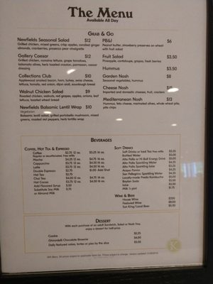 Menu photo 3 The Cafe at Newfields Indianapolis, IN
