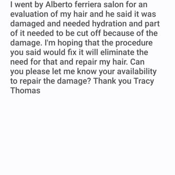 Dolce Cabello Salon - The 7th of 9 text messages requesting assistance with my hair - Hair Salons Near Me - Pembroke Pines, Florida Dolce Cabello Salon - The 7th of 9 text messages requesting assistance with my hair - Hair Salons Near Me - Pembroke Pines, Florida