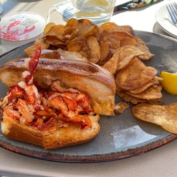 Bluewater Grill - Lobster roll Connecticut style in butter - Seafood Near Me - Santa Barbara, California Bluewater Grill - Lobster roll Connecticut style in butter - Seafood Near Me - Santa Barbara, California