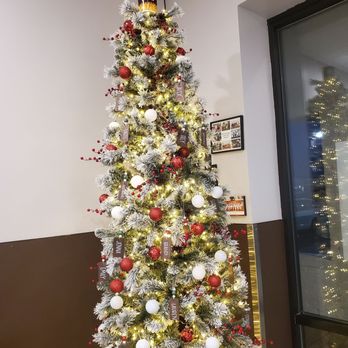 Penn Station - Christmas tree with Fries bucket on top - Sandwiches Near Me - Eaton, Ohio