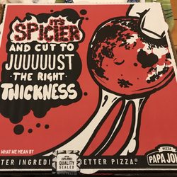 Papa Johns Pizza - Pizza box