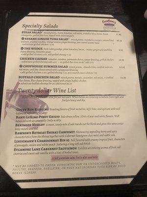 Menu photo 3 Gresham's Chop House Hawley, PA