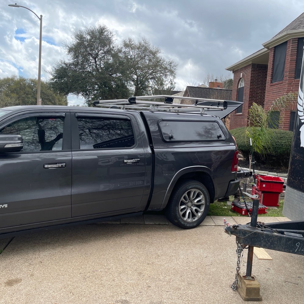 Johnson GT Sales - ARE camper with tool boxes and material handler. - RV Dealers Near Me - Houston, Texas Johnson GT Sales - ARE camper with tool boxes and material handler. - RV Dealers Near Me - Houston, Texas