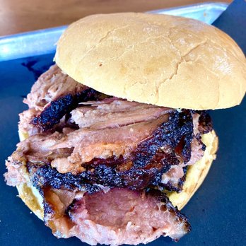 Pumphouse BBQ - Brisket On Cold Potato Roll - Barbeque Near Me - Ormond Beach, Florida Pumphouse BBQ - Brisket On Cold Potato Roll - Barbeque Near Me - Ormond Beach, Florida