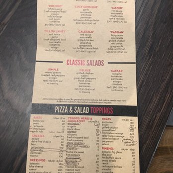 MOD Pizza - I really like that the menu offers nutritional info for each topping. - Fast Food Near Me - Vallejo, California MOD Pizza - I really like that the menu offers nutritional info for each topping. - Fast Food Near Me - Vallejo, California