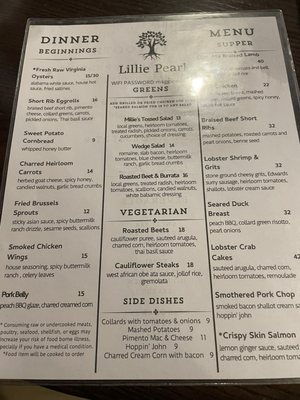 Menu photo 2 Lillie Pearl Richmond, VA Menu photo 2 Lillie Pearl Richmond, VA