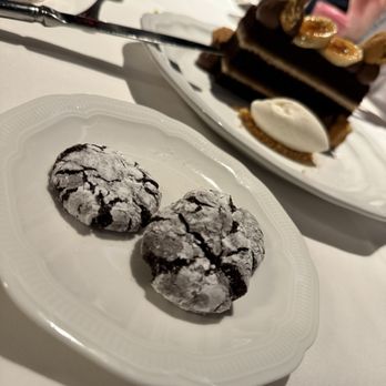 Monarch - Cappuccino cookies and a chocolate peanut butter cake - Italian Near Me - Dallas, Texas