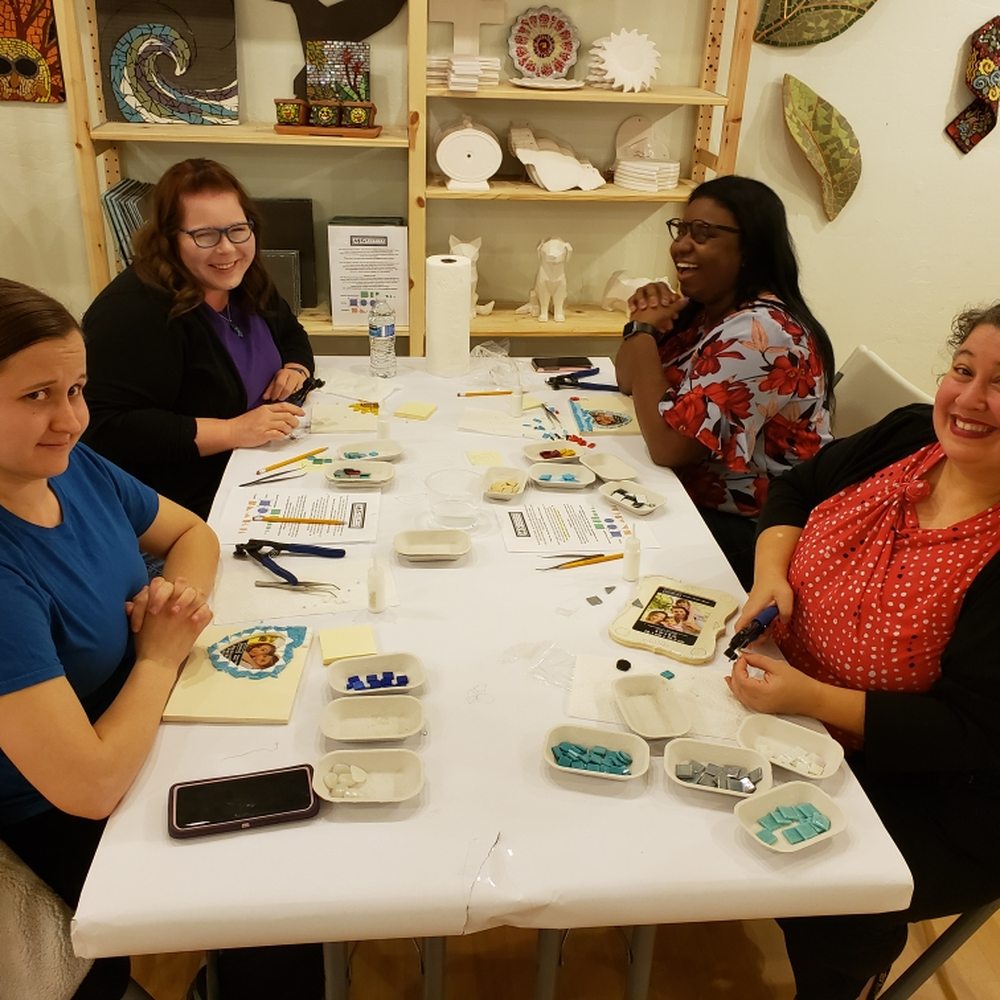 Mg Studios - 3 hour mosaics party with girlfriends, fun Friday night - Hobby Shops Near Me - Phoenix, Arizona Mg Studios - 3 hour mosaics party with girlfriends, fun Friday night - Hobby Shops Near Me - Phoenix, Arizona
