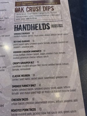Menu photo 4 Oak & Stone Sarasota, FL