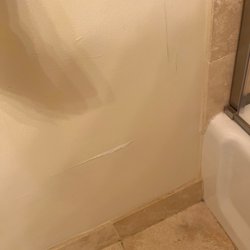 Shipwatch - Master bathroom wall.