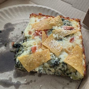 Death by Pizza - SPINACH DIP PIZZA - Pizza Near Me - Delray Beach, Florida Death by Pizza - SPINACH DIP PIZZA - Pizza Near Me - Delray Beach, Florida