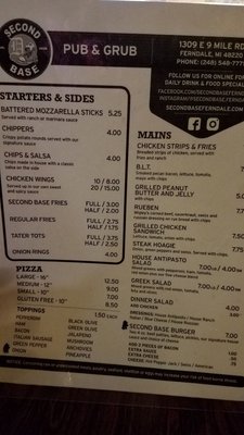 Second Base Pub & Grub by null