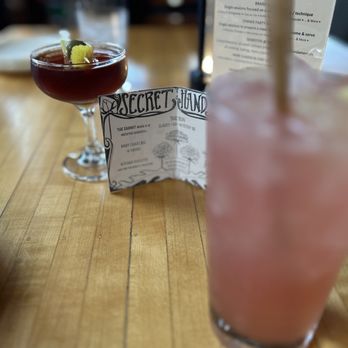 Braise - Black Manhattan and Mystery Vocktail - New American Near Me - Milwaukee, Wisconsin