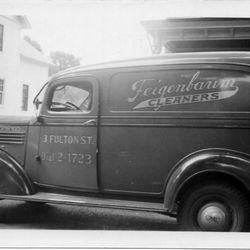 Feigenbaum Cleaners - One of our delivery trucks from the 1940's.