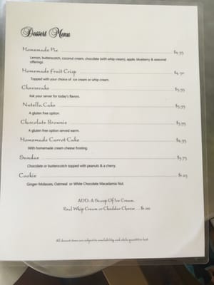 Menu photo 2 Evangeline Inn Cafe Grand Pré, NS