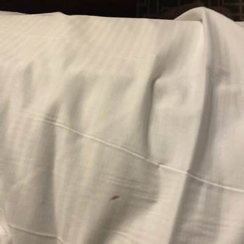 Hilton Boston/Dedham - Stain bed sheets, holes in blanket - Hotels Near Me - Dedham, Massachusetts