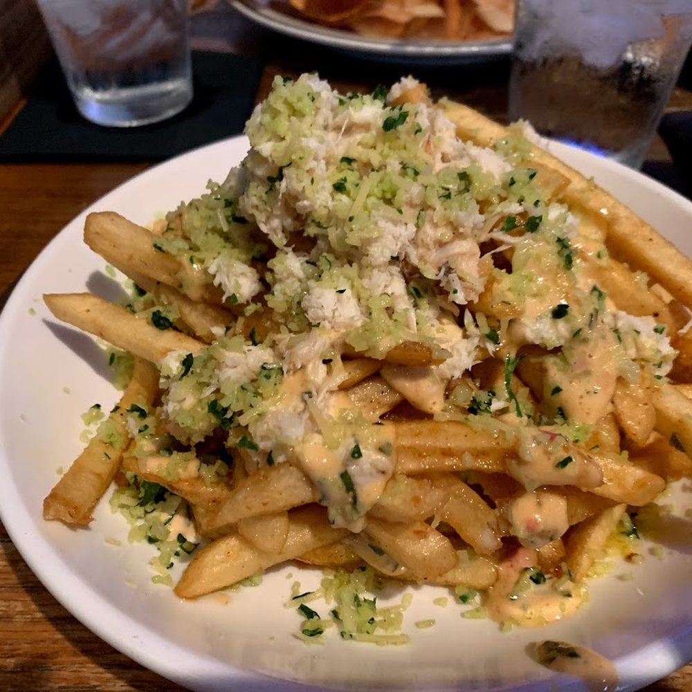 55 South - Franklin - Garlic parmesan crab fries - Southern Near Me - Franklin, Tennessee 55 South - Franklin - Garlic parmesan crab fries - Southern Near Me - Franklin, Tennessee