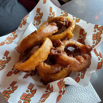 Phil's BBQ - Extra Colossal Onion Rings (Small) - Barbeque Near Me - San Diego, California Phil's BBQ - Extra Colossal Onion Rings (Small) - Barbeque Near Me - San Diego, California