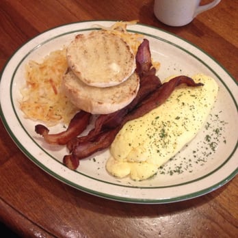 Fred's Coffee Shop - Two eggs, bacon, hash browns and English muffin. - Coffee & Tea Near Me - Sausalito, California Fred's Coffee Shop - Two eggs, bacon, hash browns and English muffin. - Coffee & Tea Near Me - Sausalito, California