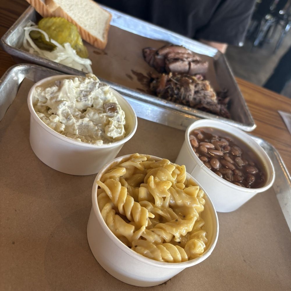 Miller's Smokehouse - Mac n cheese, potato salad (AMAZING) and beans - Barbeque Near Me - Belton, Texas Miller's Smokehouse - Mac n cheese, potato salad (AMAZING) and beans - Barbeque Near Me - Belton, Texas