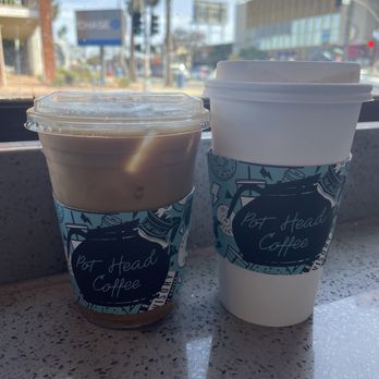 Spill The Beans - Blondie Mocha (left) and Cinna-bee Latte (right) - Coffee & Tea Near Me - San Diego, California