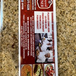 Specials only work with coupons in person.