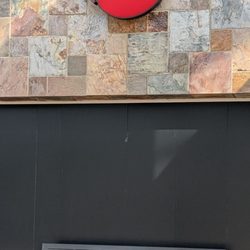 Fire Wings - Bench below the Fire Wings logo