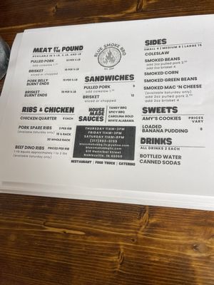 Menu photo 2 Blue Smoke BBQ Noblesville, IN Menu photo 2 Blue Smoke BBQ Noblesville, IN
