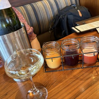 Lazy Dog Restaurant & Bar - Mimosa Flight - New American Near Me - Irvine, California Lazy Dog Restaurant & Bar - Mimosa Flight - New American Near Me - Irvine, California