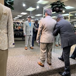 ISW Menswear - Mr. Phillip helping us find the perfect suit!