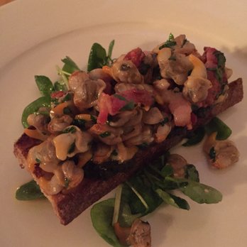 The Potted Pig - Cockles and bacon crostini - British Near Me - Cardiff, CRF