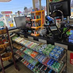 Shell - Every inch of the store is filled with merchandise.