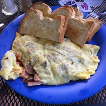 Blue Ginger Cafe - Spam omelette after a bite. Delicious. - Bakeries Near Me - Lanai City, Hawaii Blue Ginger Cafe - Spam omelette after a bite. Delicious. - Bakeries Near Me - Lanai City, Hawaii