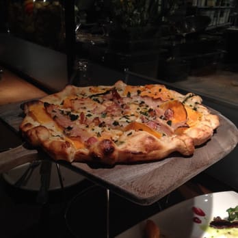 Gather - squash pizza with pancetta - New American Near Me - Berkeley, California Gather - squash pizza with pancetta - New American Near Me - Berkeley, California