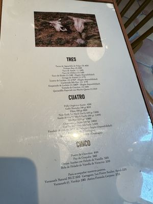 Menu photo 1 Cara De Vaca San Pedro Garza García, NLE