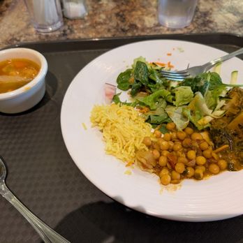 Govinda's Vegetarian Cuisine - Example Plate - Indian Near Me - Houston, Texas Govinda's Vegetarian Cuisine - Example Plate - Indian Near Me - Houston, Texas