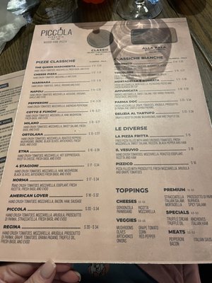 Menu photo 8 Piccola Pizzeria Doral, FL Menu photo 8 Piccola Pizzeria Doral, FL