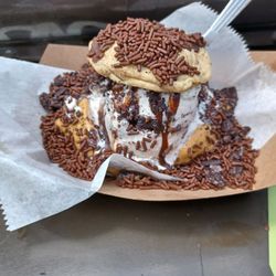 Mojo Cookie Dough and Creamery - This thing was huge
