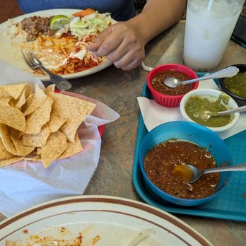 Guacamole's Taqueria - 4 types of salsas for whatever your taste is. I had to try each. Liked them all. - Mexican Near Me - Pico Rivera, California Guacamole's Taqueria - 4 types of salsas for whatever your taste is. I had to try each. Liked them all. - Mexican Near Me - Pico Rivera, California