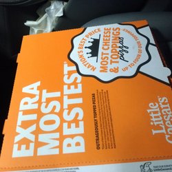 Little Caesars Pizza - Grabbed a 3-meat to go.