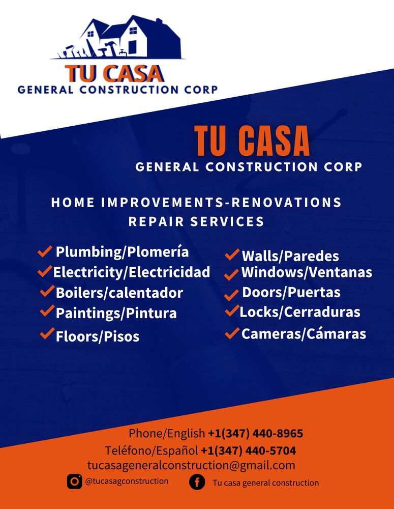 Slide of Tu Casa General Construction