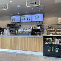 Starbucks - New location, replaced Burger King (burnt down).