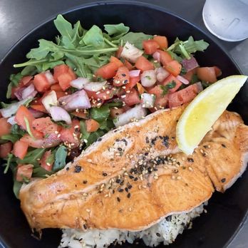 Seasurf Fish - Salmon/rice bowl - Seafood Near Me - San Clemente, California Seasurf Fish - Salmon/rice bowl - Seafood Near Me - San Clemente, California