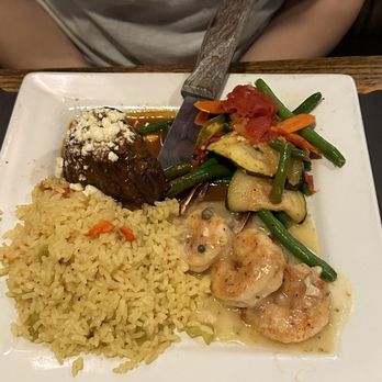 Spiro's Restaurant - Athenian Broil with Shrimp - Mediterranean Near Me - Chesterfield, Missouri Spiro's Restaurant - Athenian Broil with Shrimp - Mediterranean Near Me - Chesterfield, Missouri