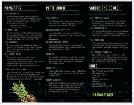 Menu photo 2 Pineapple Express Eureka, CA