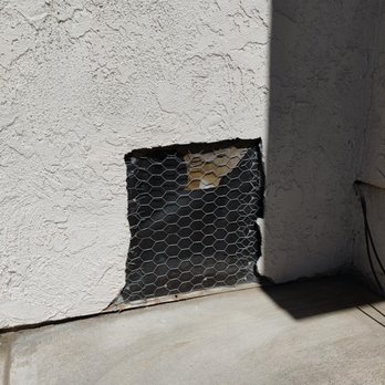 Eagle Plastering - After cutting out the hole and beginning the work - Stucco Services Near Me Eagle Plastering - After cutting out the hole and beginning the work - Stucco Services Near Me