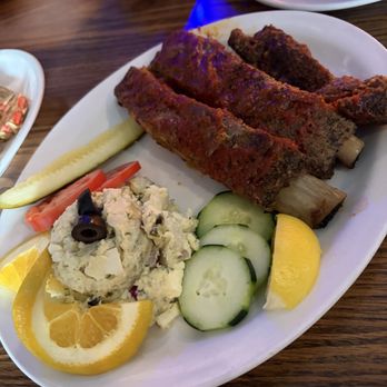 Powell's Steamer Co. & Pub - Rib dinner (full 25$) with great potato salad - Seafood Near Me - Placerville, California Powell's Steamer Co. & Pub - Rib dinner (full 25$) with great potato salad - Seafood Near Me - Placerville, California