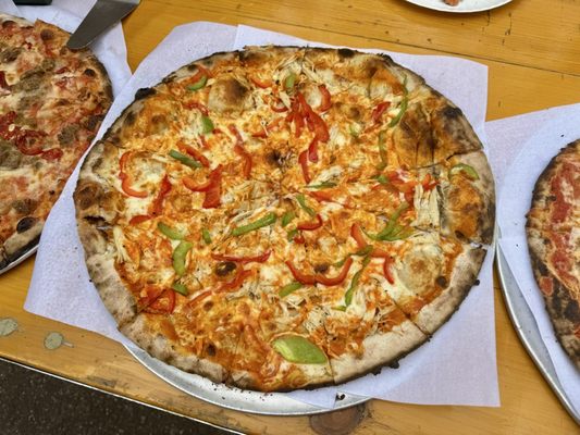 Big Green Truck Pizza by null